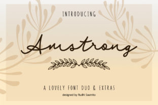 Amstrong Duo: A Modern Handwritten Typeface for Creative Branding
