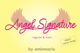 Angel Signature Font: A Touch of Romance for Your Brand