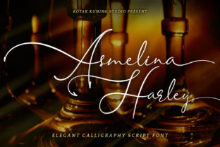 Asmelina Harley Font: A Romantic Typeface for Digital Design