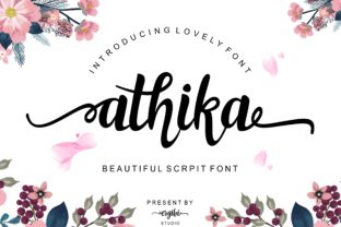 Athika Font: Modern Script for Digital Branding and Web Design