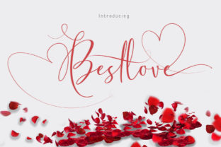 Bestlove Font: A Handwritten Typeface for Editorial Elegance