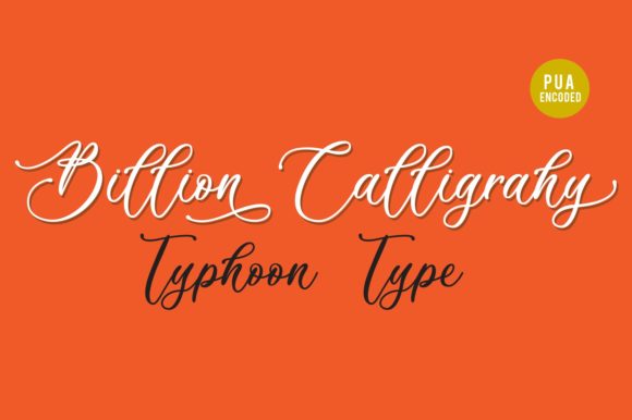 Billion Calligraphy: A Script Font for Editorial Elegance