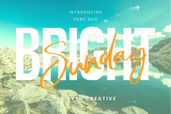 Bright Sunday Font: A Fresh Typeface for Campaign Creatives