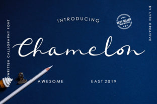 Chamelon: A Modern Script Font for Editorial Elegance