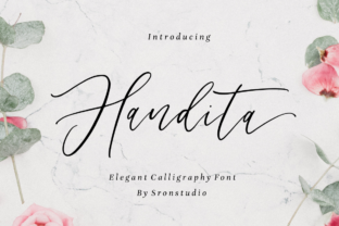 Handita Font: A Fresh Handwritten Typeface for Modern Branding