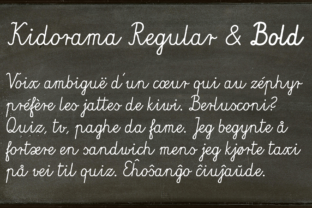 Kidorama: A Script Font with Heart for Editorial Design