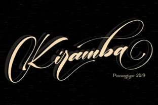 Kiramba: A Handwritten Font for Crafting with Charm