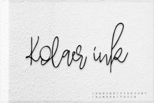 Kolaer Ink: A Script Font for Memorable Brand Typography