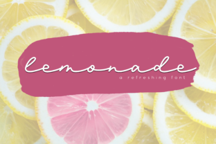 Lemonade Font: A Handwritten Typeface for Modern Web Design