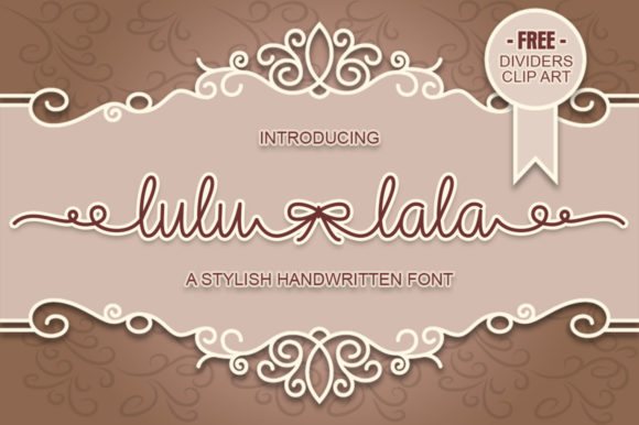 Lulu-Lala Font: A Handwritten Typeface for Digital Charm