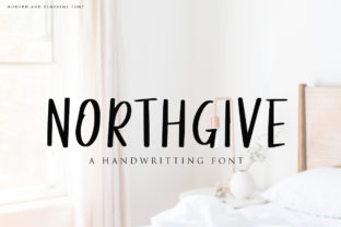 Northgive Font: A Handmade Brush Typeface for a Polished Brand Look