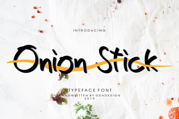 Onion Stick: A Playful Handwritten Font for Modern Web Design