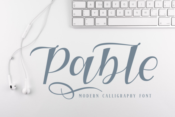 Pable Font: A Modern Script for Strong Brand Identity