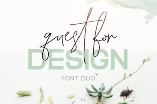 Quest for Design Family: A Script Font That Elevates Digital Projects