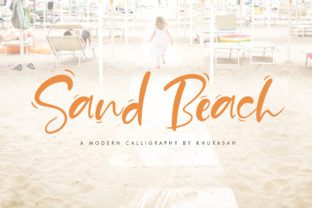 Sand Beach Font: Modern Handwritten Typography for Digital Design