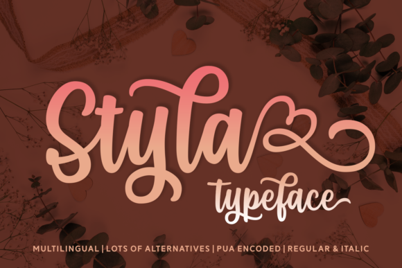 Styla Font: A Bold Handwritten Typeface for Web Design