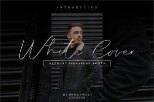 White Cover Font: A Handwritten Typeface for Digital Elegance