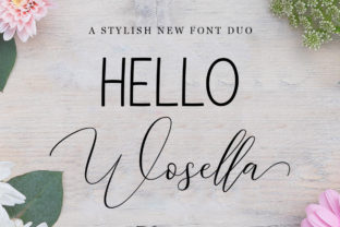 Wosella Duo: A Bold Script Font for Creative Makers
