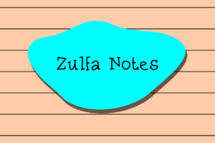 Zulfa Notes: A Handwritten Font for a Polished Brand
